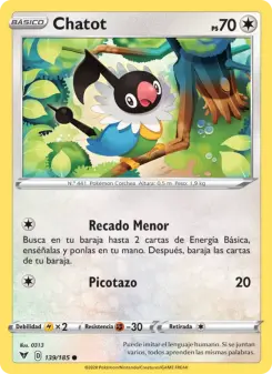 Chatot, Voltaje Vívido 139