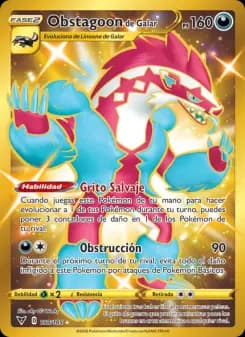 Obstagoon de Galar, Voltaje Vívido 198