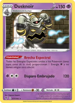 Dusknoir, Voltaje Vívido 71