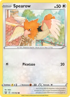 Spearow, Estilos de Combate 111