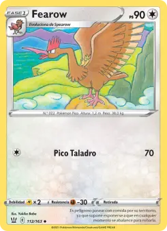 Fearow, Estilos de Combate 112