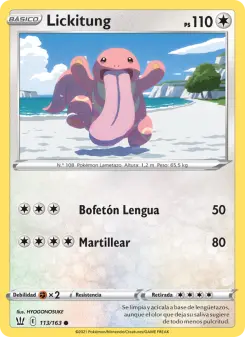 Lickitung, Estilos de Combate 113