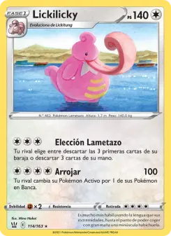 Lickilicky, Estilos de Combate 114