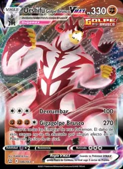 Urshifu Golpe Brusco VMAX, Estilos de Combate 86