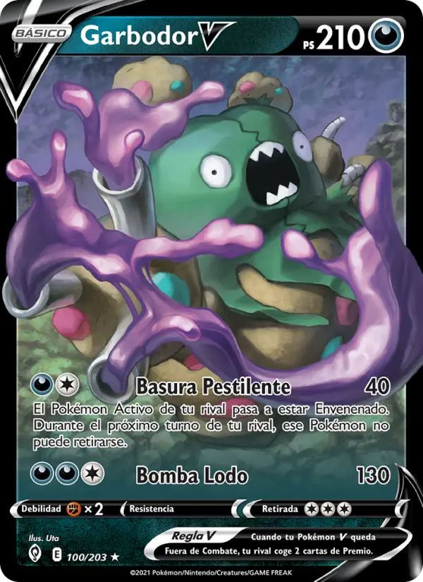 Garbodor V, Cielos Evolutivos 100