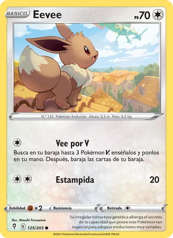Eevee, Cielos Evolutivos 125