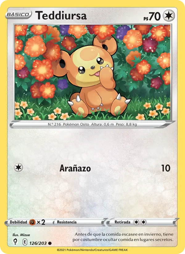 Teddiursa, Cielos Evolutivos 126