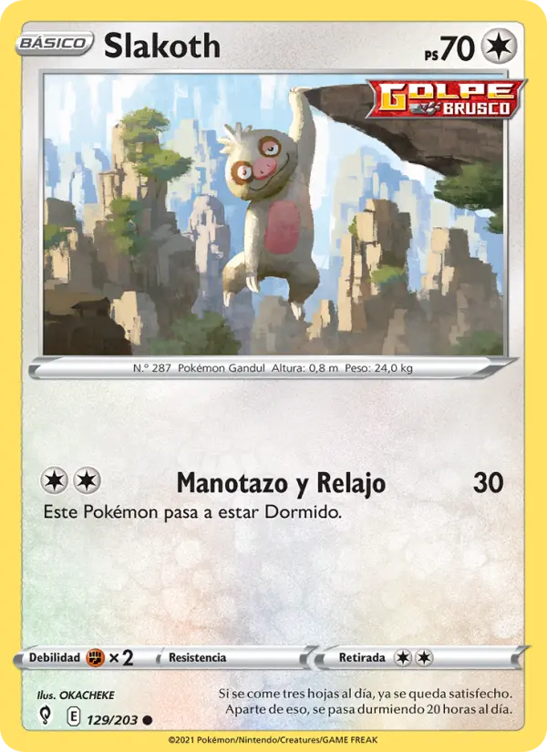 Slakoth, Cielos Evolutivos 129