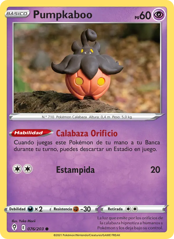 Pumpkaboo, Cielos Evolutivos 76