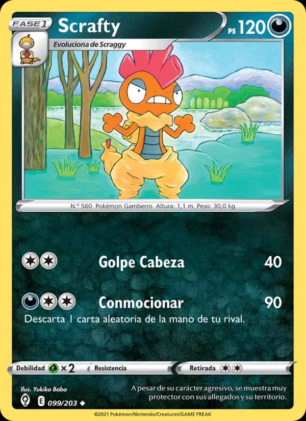 Scrafty, Cielos Evolutivos 99