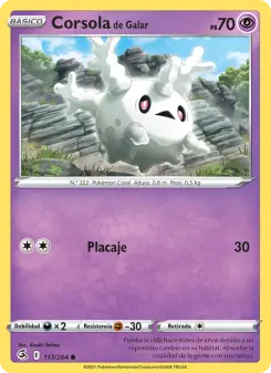 Corsola de Galar, Golpe Fusión 117