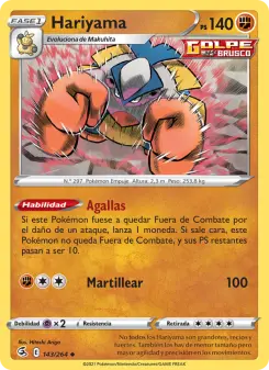 Hariyama, Golpe Fusión 143