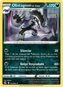 Obstagoon de Galar, Golpe Fusión 161