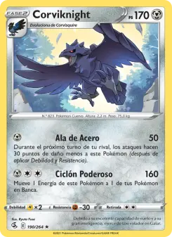 Corviknight, Golpe Fusión 190