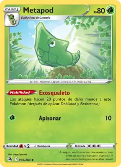 Metapod, Golpe Fusión 2