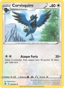 Corvisquire, Golpe Fusión 220