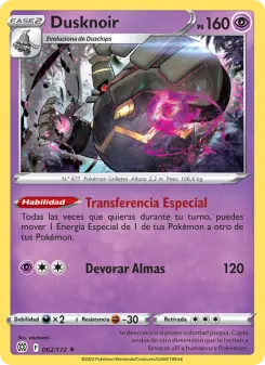 Dusknoir, Astros Brillantes 062