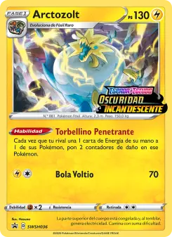 Arctozolt, Cartas de promoción ESES SWSH036