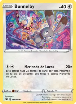 Bunnelby, Cartas de promoción ESES SWSH082