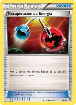 Recuperación de Energía, Kit de Entrenador XY (Pikachu Enmascarada) 16