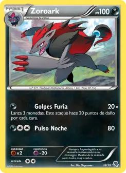Zoroark, Kit de Entrenador XY (Pikachu Enmascarada) 30
