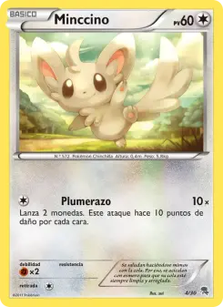 Minccino, Kit de Entrenador XY (Pikachu Enmascarada) 4