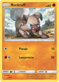 Rockruff, Kit de Entrenador Sol y Luna (Lycanroc) 29