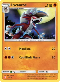 Lycanroc, Kit de Entrenador Sol y Luna (Lycanroc) 30