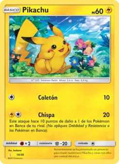 Pikachu, Kit de Entrenador Sol y Luna (Raichu de Alola) 14