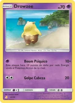 Drowzee, Kit de Entrenador Sol y Luna (Raichu de Alola) 22