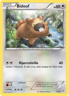 Bidoof, Kit de Entrenador XY (Bisharp) 12