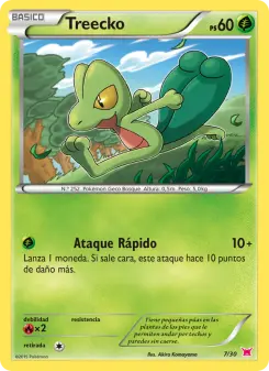 Treecko, Kit de Entrenador XY (Latias) 7