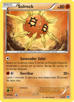 Solrock, Kit de Entrenador XY (Latios) 12