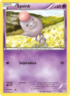 Spoink, Kit de Entrenador XY (Noivern) 1
