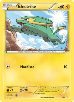 Electrike, Kit de Entrenador XY (Pikachu Enmascarada) 11