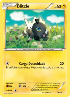 Blitzle, Kit de Entrenador XY (Pikachu Enmascarada) 26