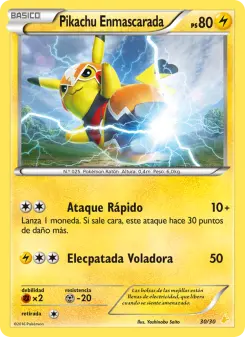 Pikachu Enmascarada, Kit de Entrenador XY (Pikachu Enmascarada) 30