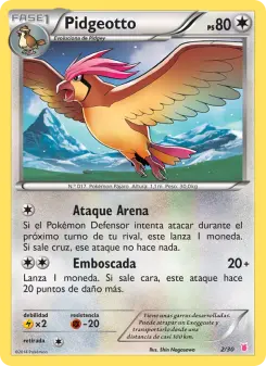 Pidgeotto, Kit de Entrenador XY (Wigglytuff) 2