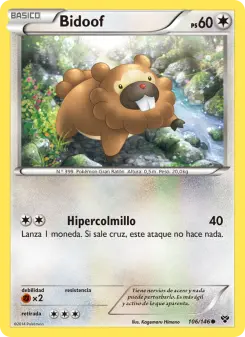 Bidoof, XY 106