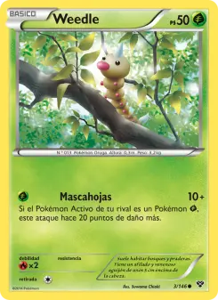Weedle, XY 3