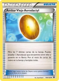 Ámbar Viejo Aerodactyl, Destinos Enfrentados 106