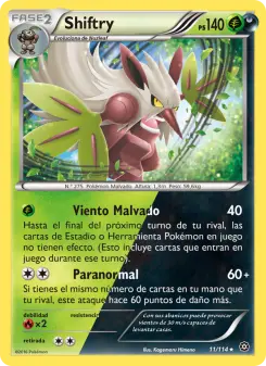 Shiftry, Asedio de Vapor 11