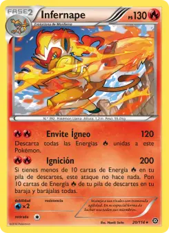 Infernape, Asedio de Vapor 20