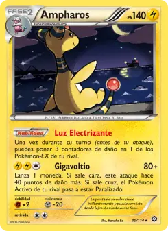 Ampharos, Asedio de Vapor 40