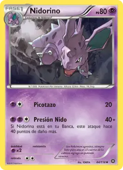 Nidorino, Asedio de Vapor 44