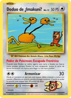 Doduo de ¿Imakuni?, Evoluciones 112