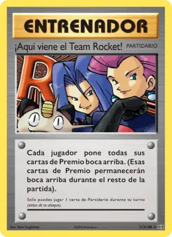 ¡Aquí viene el Team Rocket!, Evoluciones 113