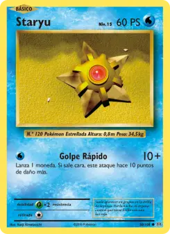 Staryu, Evoluciones 30
