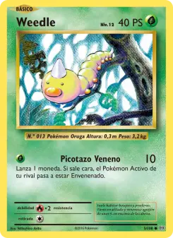 Weedle, Evoluciones 5