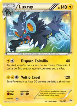 Luxray, Destellos de Fuego 34